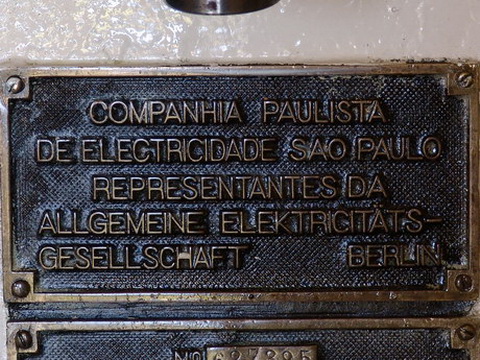 Companhia de Eletricidade de So Paulo, Representantes da Allgemeine Eletricitats Gesellschaft - Berlin